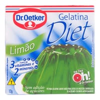 Gelatina Dr Oetker Diet 12 g Limão
