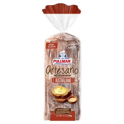 Pão Pullman Artesano Integral 500 g