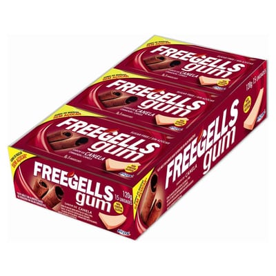 Chiclete Freegells Gum 8 g Canela