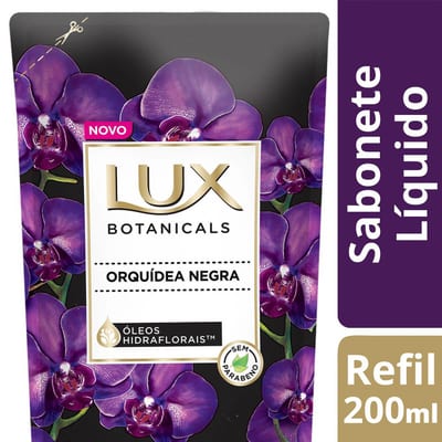 Sabonete Líquido Lux 200 ml Refil Orquidea Negra