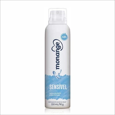 Desodorante Aerosol Monange 150 ml sem Perfume