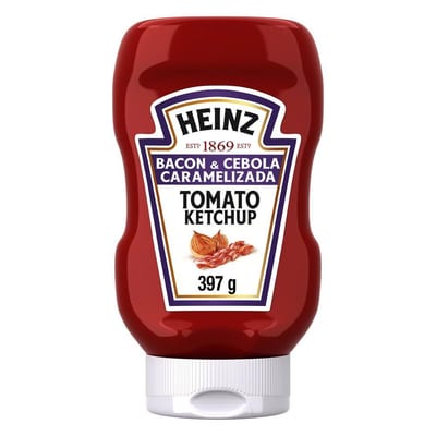 Ketchup Heinz 397 g Bacon e Cebola