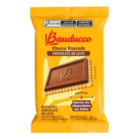 Biscoito Bauducco Chocolate Biscuit 80 g Chocolate ao Leite