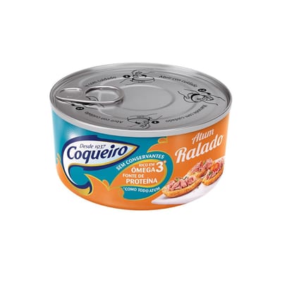 Atum Ralado Coqueiro 160 g Ao Natural