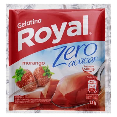 Gelatina Kodilar 12 g Zero Açúcar Morango