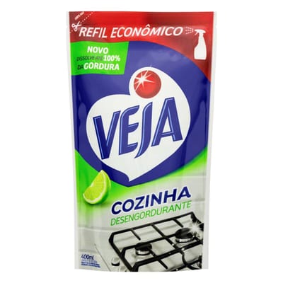 Veja Dsngrdrnt Sachet 400 ml Extrato Limão