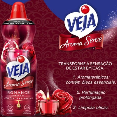 Limp Perfumado Veja 500 ml Romance