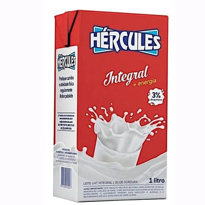 Leite Longa Vida Hercules 1 L Integral