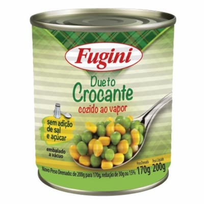 Dueto Crocante Fugini 170 g Ao Vapor