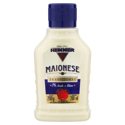 Maionese Hemmer 290 g Tradicional