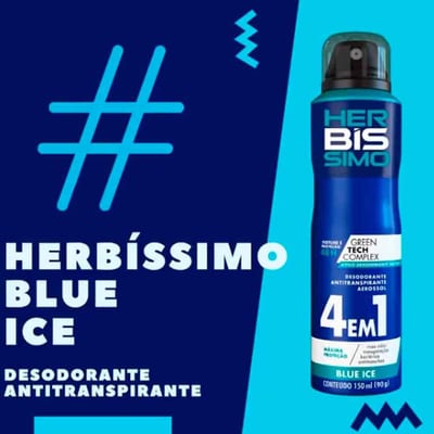 Desodorante Aero Herbissimo 150 ml Blue Ice
