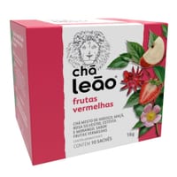 Chá Leao 16 g c/ 10 Saches Frutas Vermelha