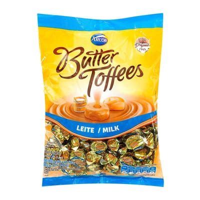 Bala Butter Toffe Leite 500 g Und