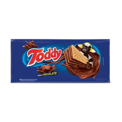 Biscoito Toddy Wafer 94 g Chocolate