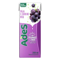 A Base de Soja Ades 1L Uva