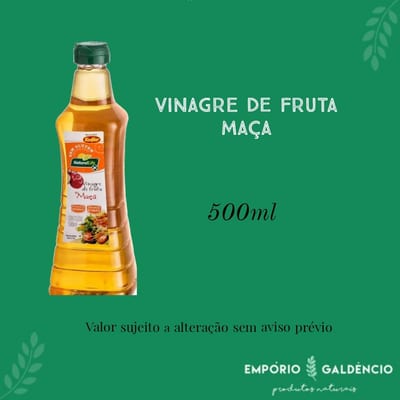 Vinagre de Maçã Kodilar 500 ml sem Gluten