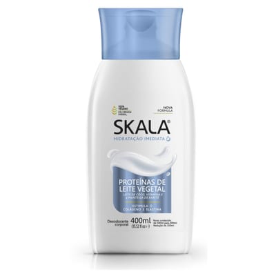 Hidratante Corporal Skala 400 ml Prot Leite Veg