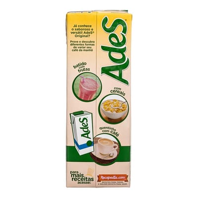 A Base de Soja Ades 1 L Abacaxi