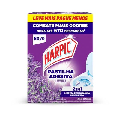 Pastilha Adesiva Harpic lv5 pg4