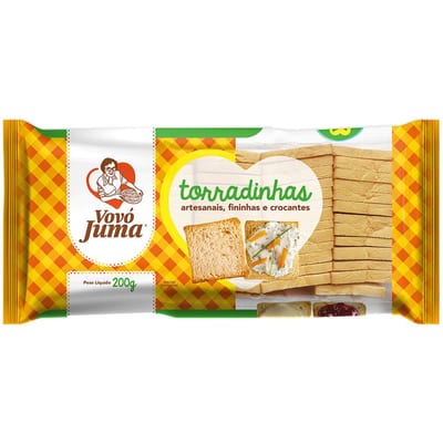 Torrada Vovo Juma 170 g Integral