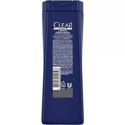 Shampoo Clear Men Anticaspa 200 ml Limpeza Profund