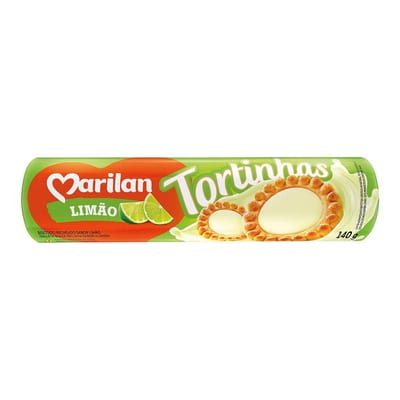 Biscoito Marilan Tortinhas 140 g Limão