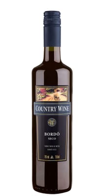 Vinho Country Wine 750 ml Bordo Seco