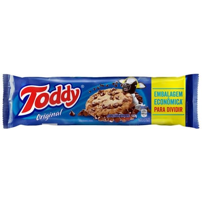 Biscoito Toddy Cookie 133 g Malhado