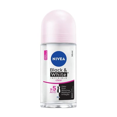 Desodorante Roll On Nivea 50 ml Invisible Clear