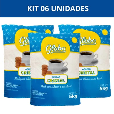 Açúcar Cristal Globo 5 kg