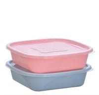 Kit 4 Pcs Organiza 690 ml Quad Nude