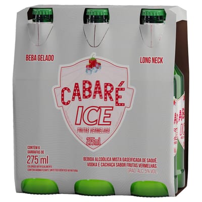 Mista Cabare Ice 275 ml Frutas Vermelha
