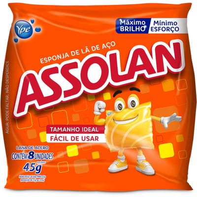 La de Aço Assolan 45 g