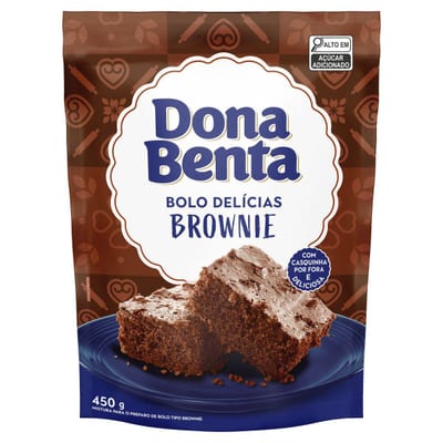 Mistura para Bolo Fleischmann 400 g Brownie