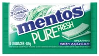 Goma Mascar Mentos 8,5 g Cool White Fresh Mint