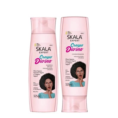 Kit Skala Shampoo 325 ml + Cond 325 ml Crespo Divino