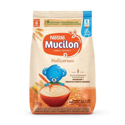 Cereal Nestle Mucilon 180 g Sache Multi Cereais