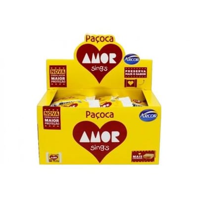 Pacoca Arcor 18 g Amor Sings