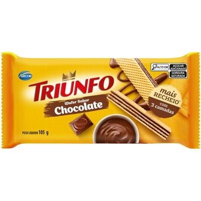 Biscoito Wafer Triunfo 105 g