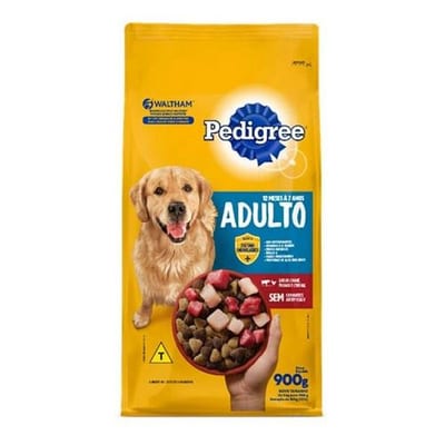 Ração Pedigree Dry Adulto 900 g