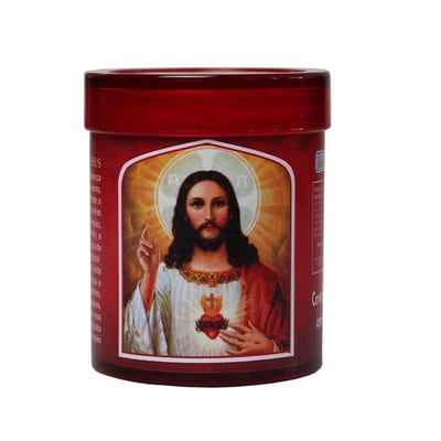 Vela Sagrado Coração Jesus Qlz 320 g