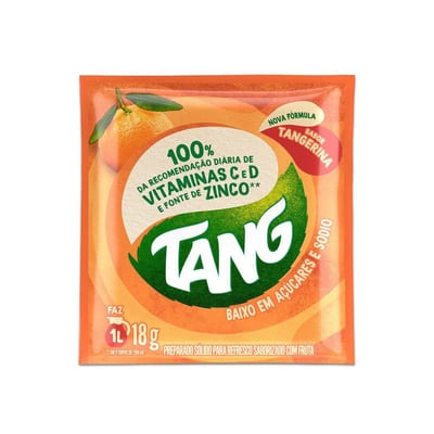 Refresco em Pó Tang 18 g Tangerina