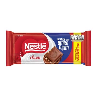 Chocolate Nestle 150 g Ao Leit com Amend