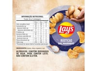 Batata Rustica Lays 38g Sal Marinho