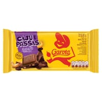 Chocoalate Garoto 80 g Caju Passas