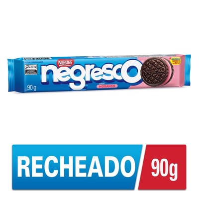 Biscoito Recheado Negresco 90 g Morango