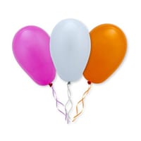Balao Liso Festa Brsl com 8un Srtd