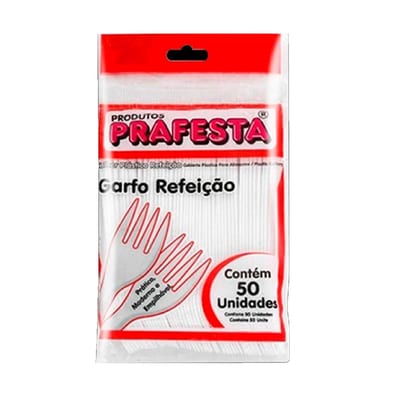 Garfo Desc Festa Brsl c/ 40 un Crstl