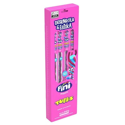 Bala de Gelatina Fini Tubes 15 g Pinta Lingua