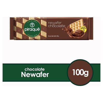 Biscoito Wafer Piraque 100 g Chocolate